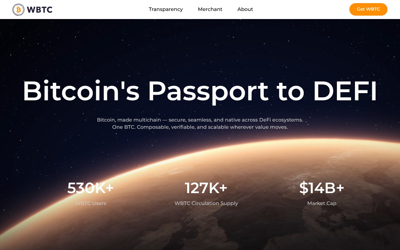 Screenshot of wbtc.network