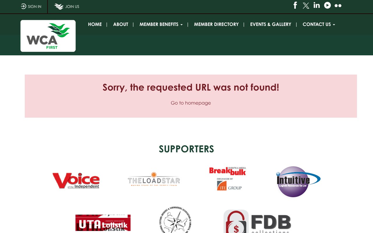 Screenshot of wcafirst.com