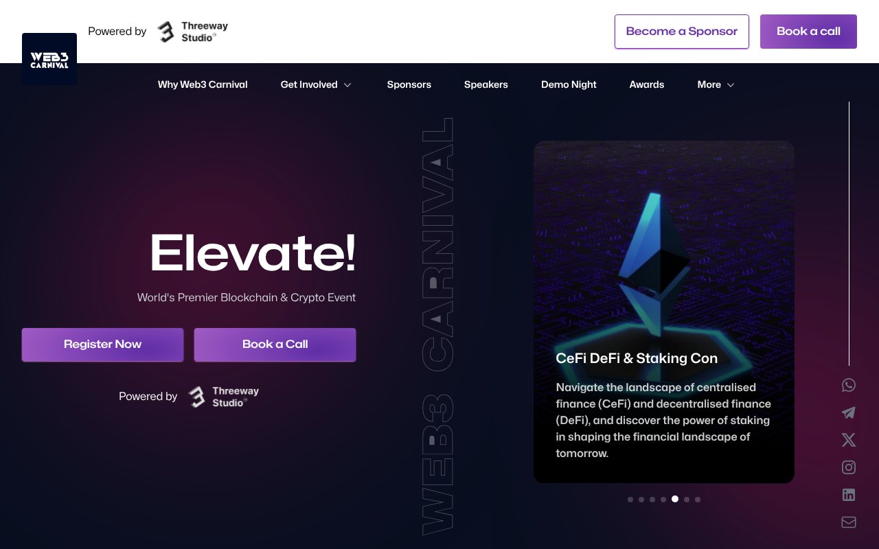 Screenshot of web3carnival.world