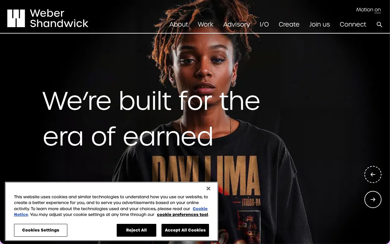 Screenshot of webershandwick.com