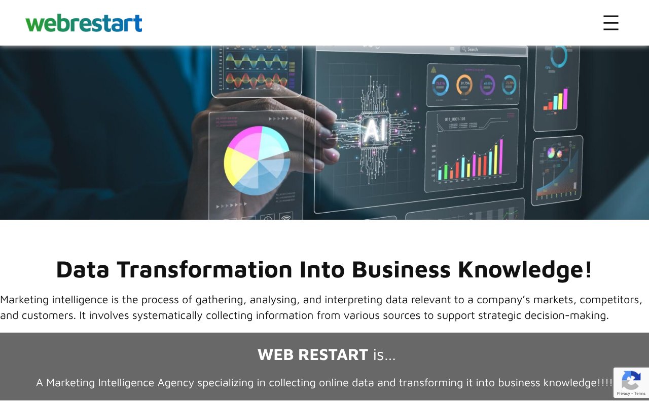 Screenshot of webrestart.gr