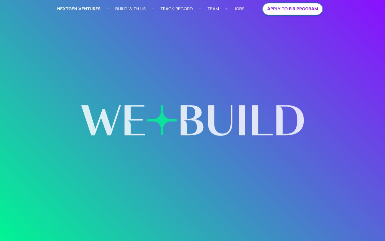 Screenshot of webuildventures.ch