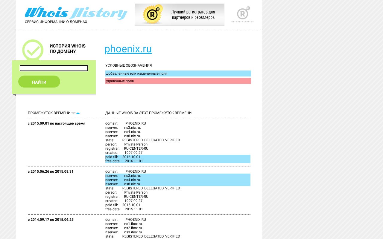 Screenshot of who.ru