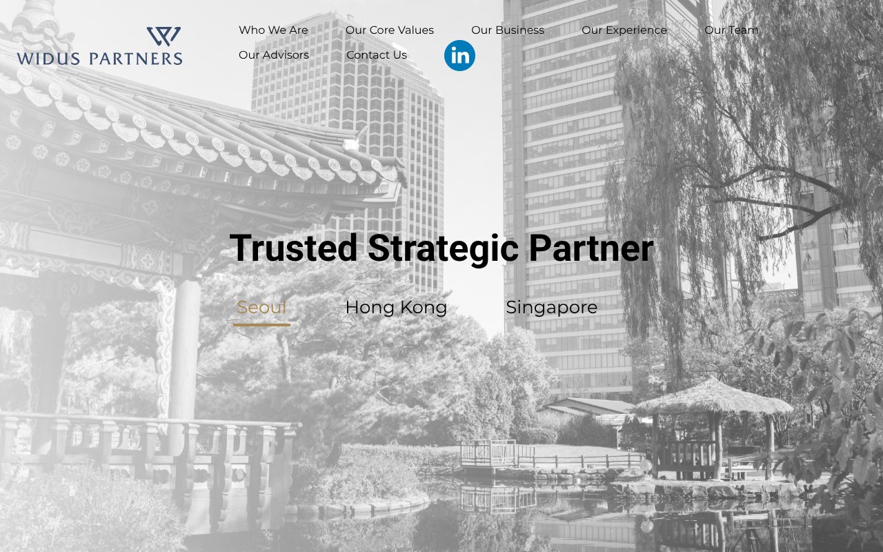 Screenshot of widuspartners.com