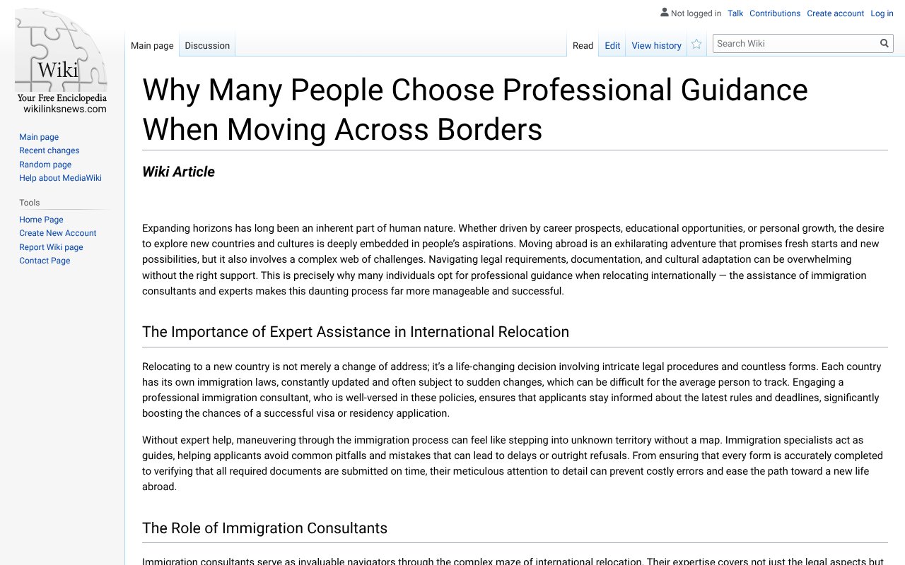 Screenshot of wikilinksnews.com