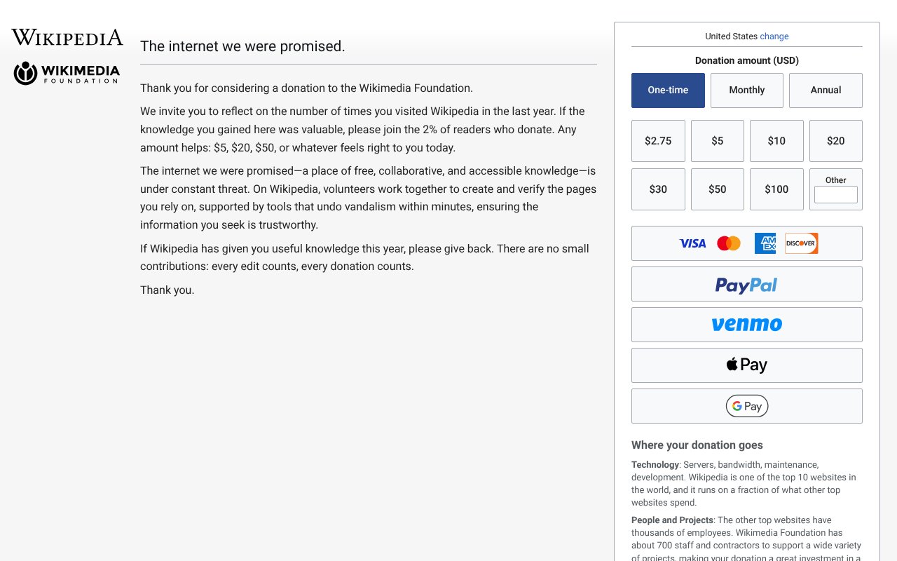 Screenshot of wikimedia.org