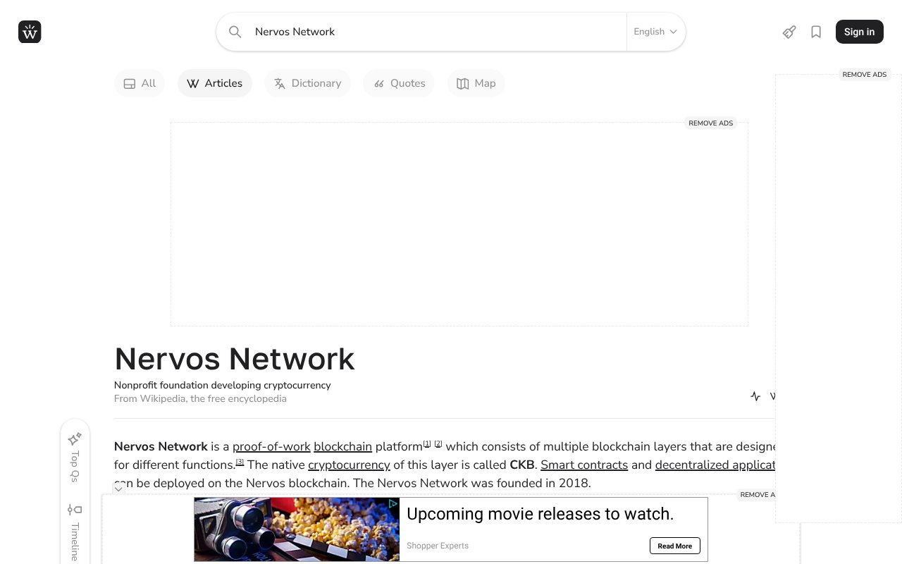 Screenshot of wikiwand.com