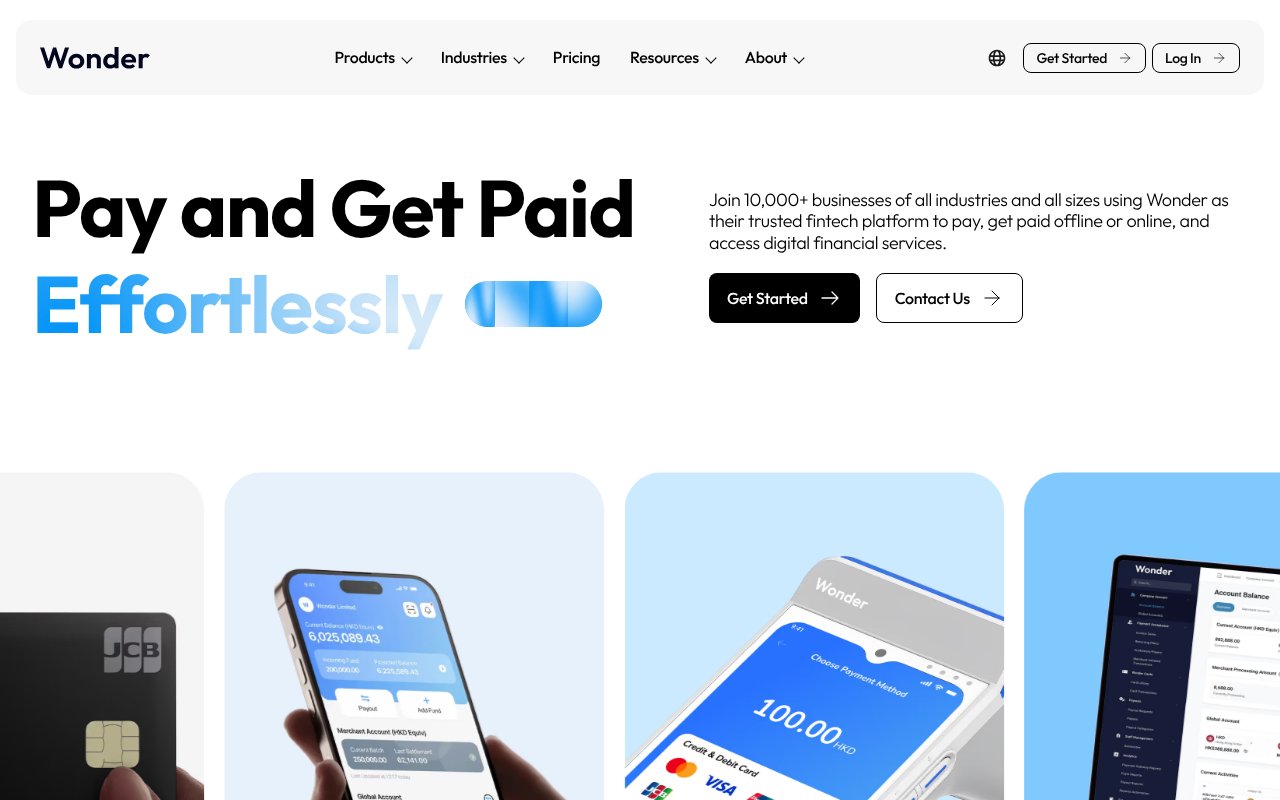 Screenshot of wonder.app