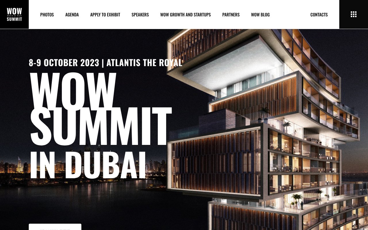 Screenshot of wowsummit.net