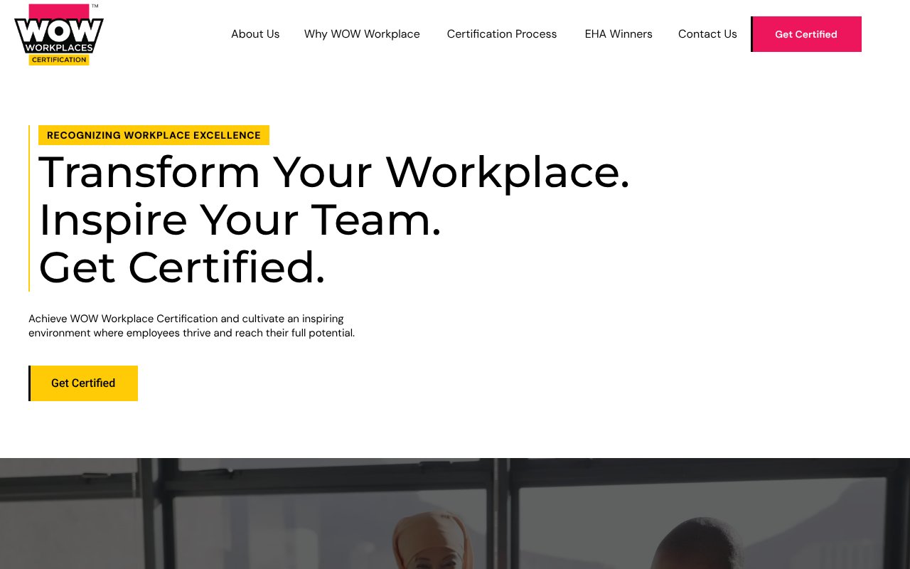 Screenshot of wowworkplaces.com