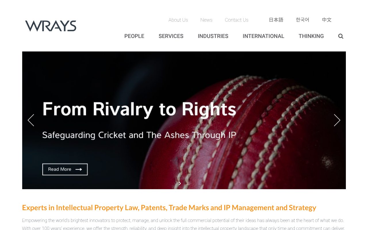 Screenshot of wrays.com.au