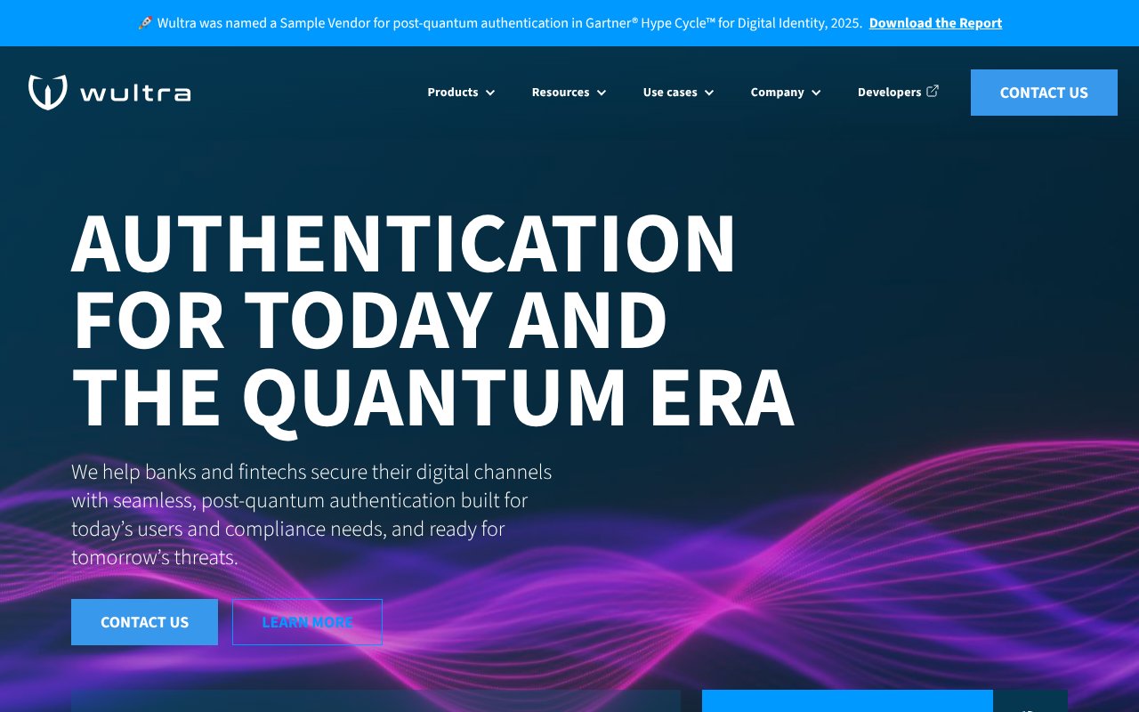 Screenshot of wultra.com