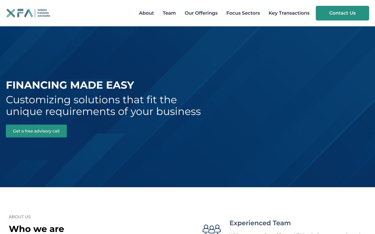 Screenshot of xpressfunding.in