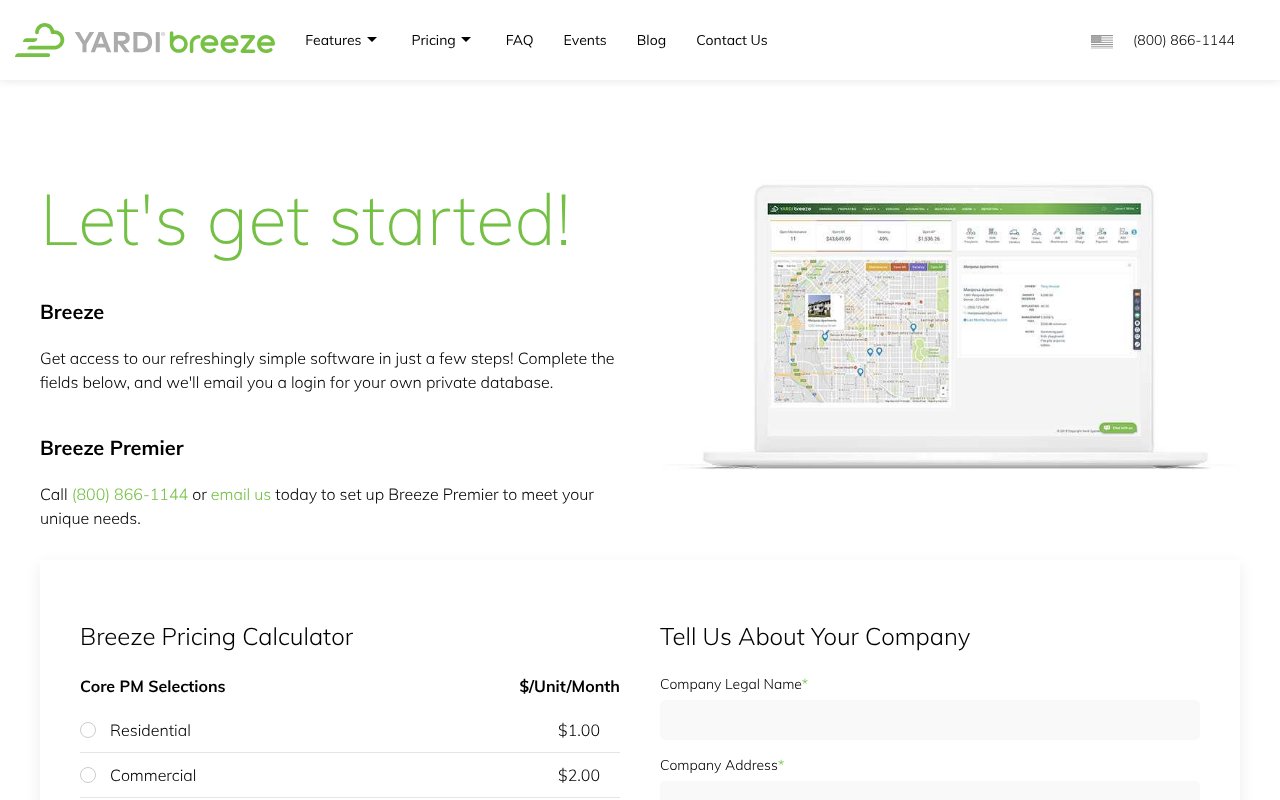 Screenshot of yardiasp.com