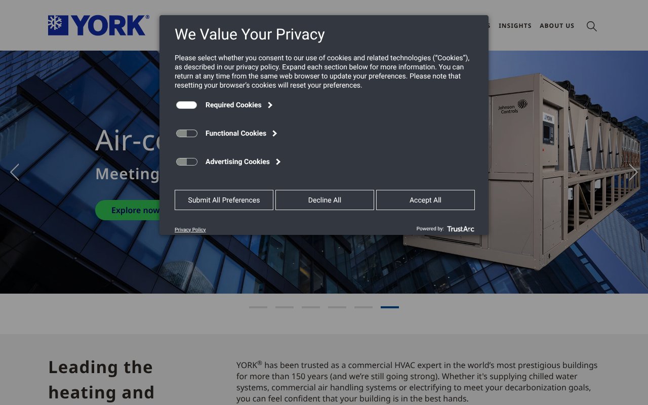 Screenshot of york.com