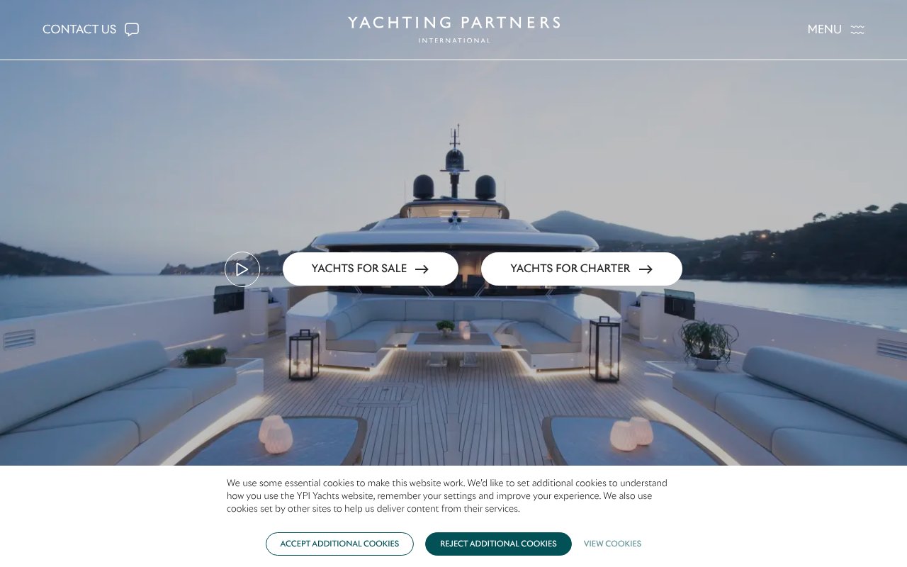 Screenshot of ypiyachts.com
