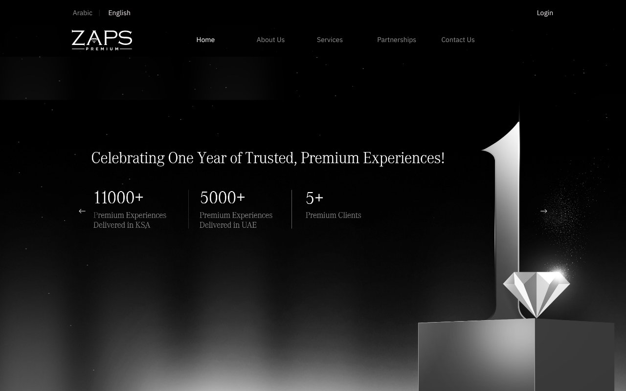 Screenshot of zapspremium.com