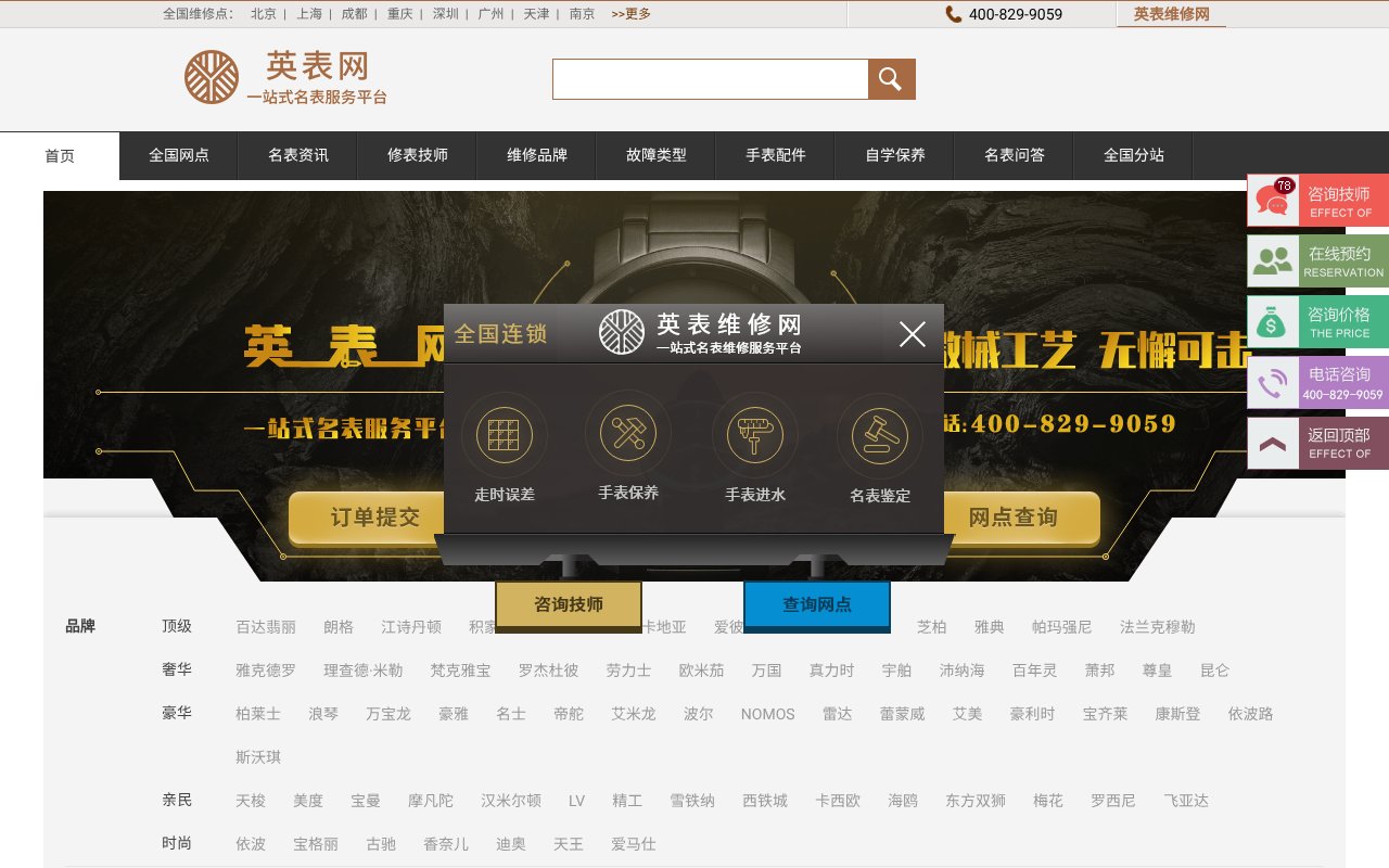 Screenshot of zd-watch.cn