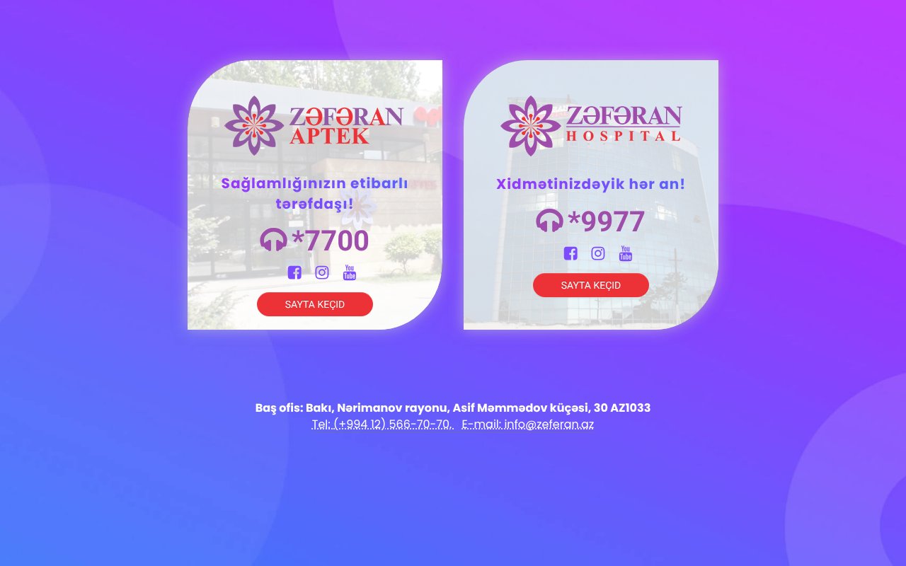 Screenshot of zeferan.az