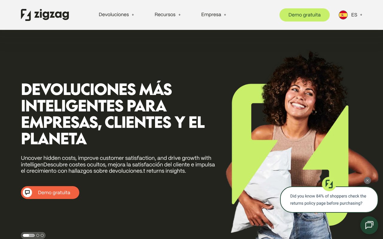 Screenshot of zigzag.global