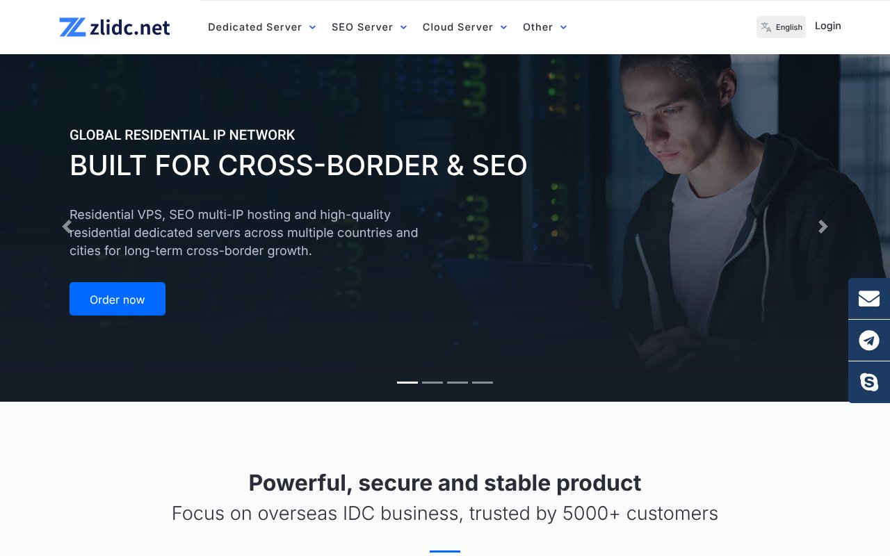 Screenshot of zlidc.net