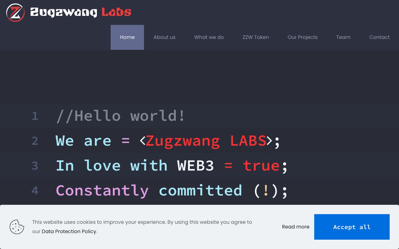 Screenshot of zugzwang.space