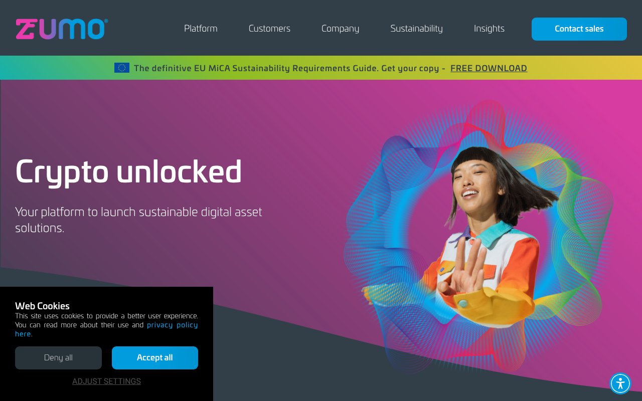 Screenshot of zumo.tech