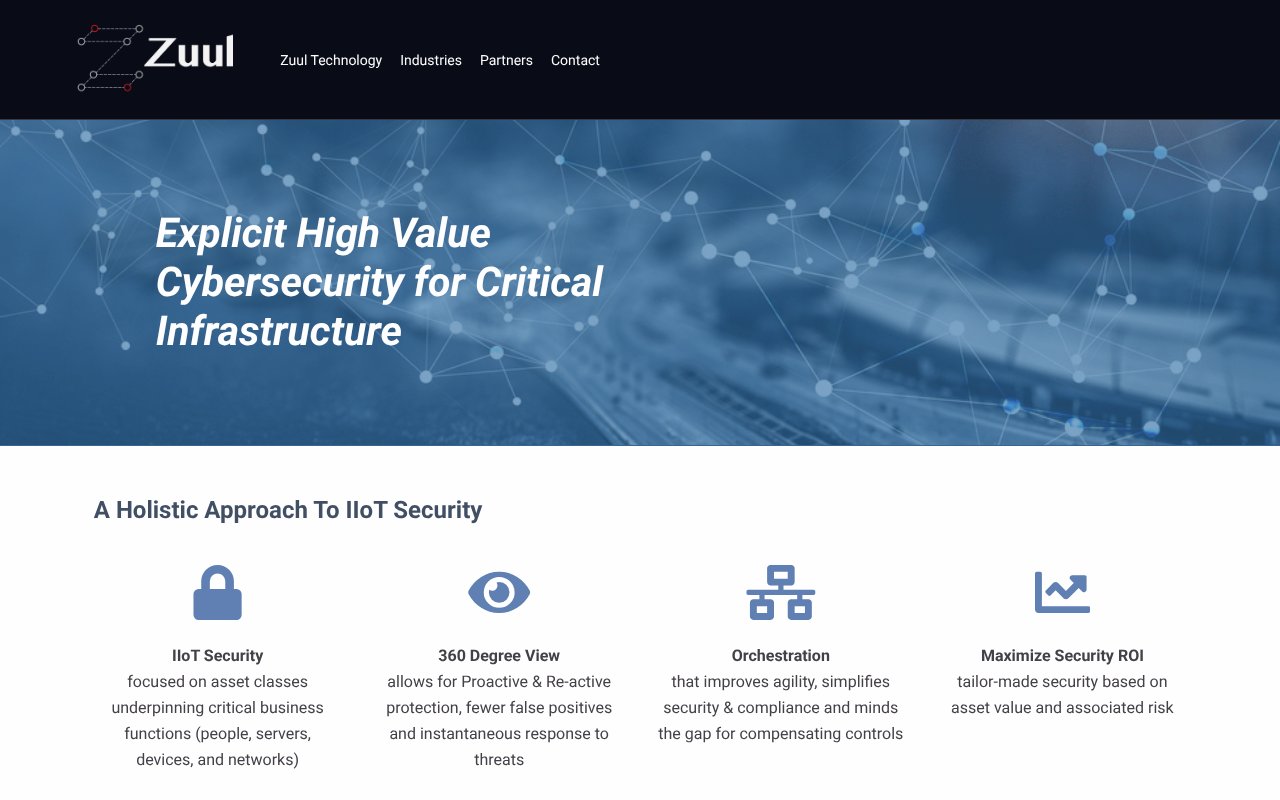 Screenshot of zuuliot.com