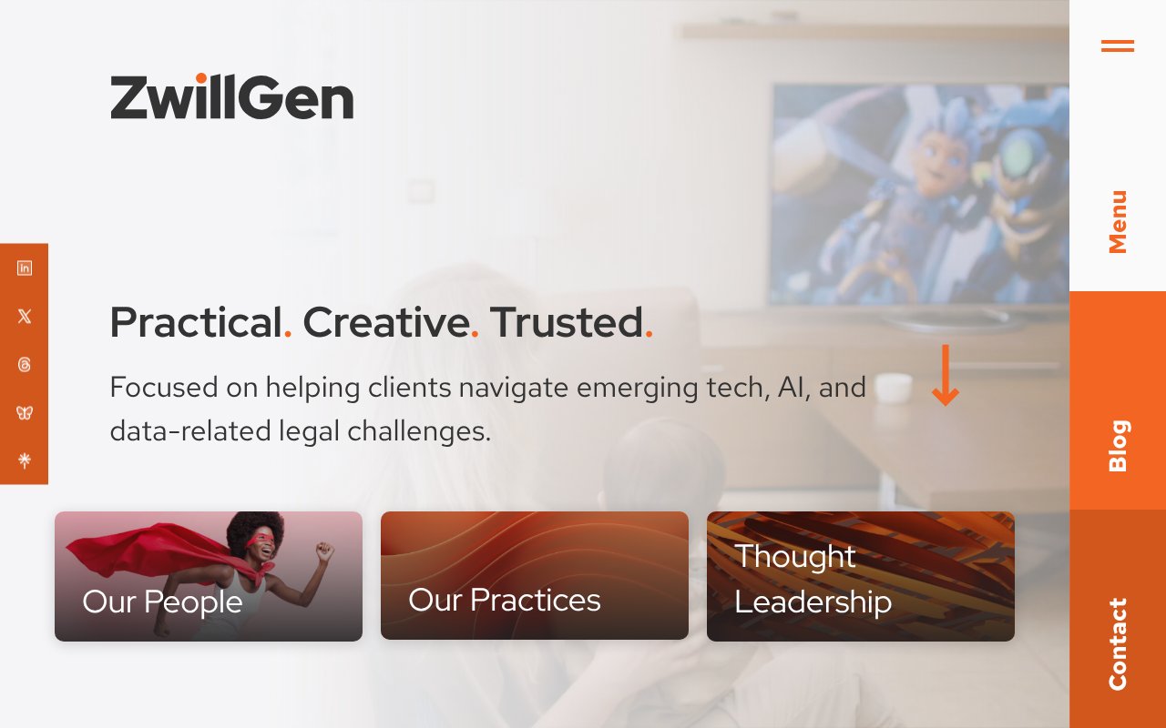 Screenshot of zwillgen.com